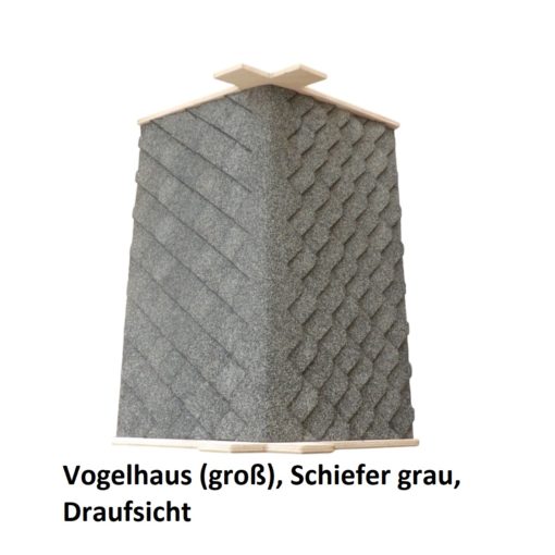 23.230-01 Vogelhaus (groß), Schiefer grau - 4